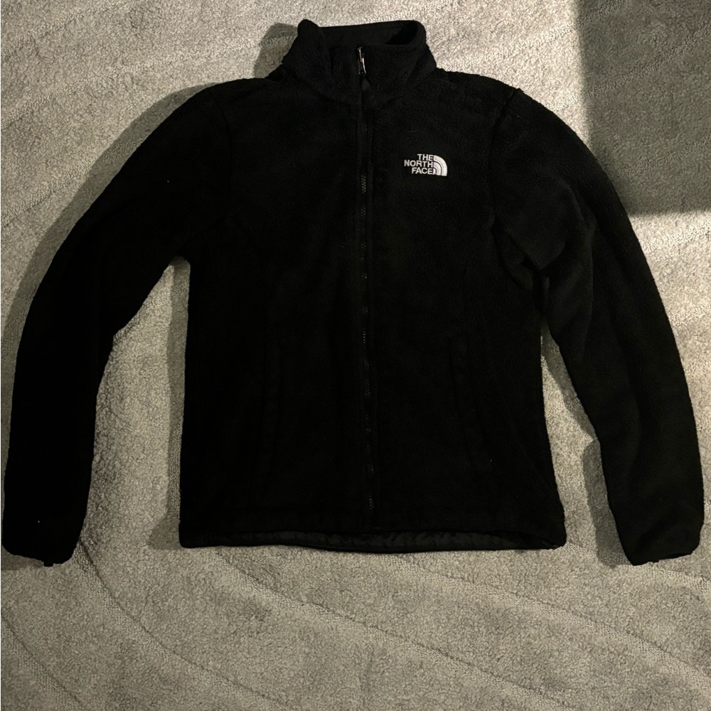 North Face fuzzy sweater